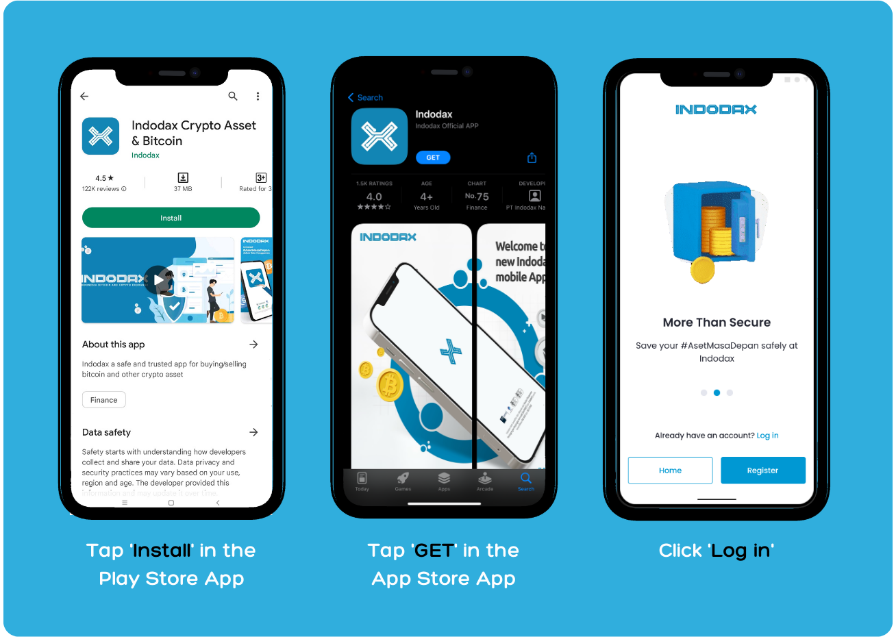 Indodax Mobile App Features – INDODAX